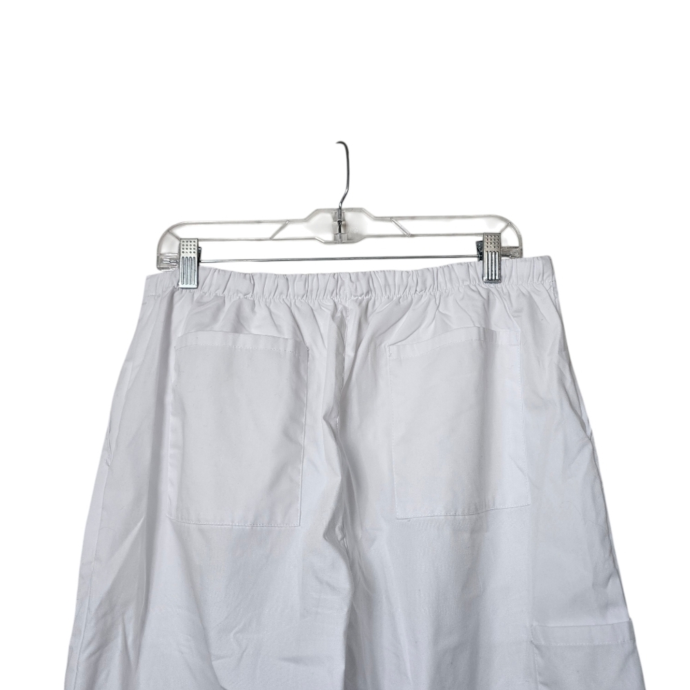 Allheart Basics White Scrub Pants M - Picture 4 of 10